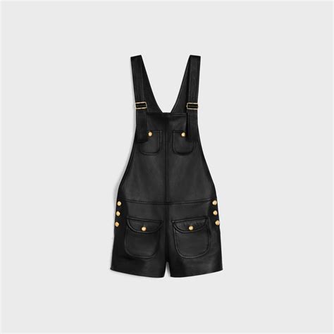 PLAYSUIT IN SOFT LAMBSKIN 